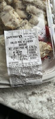 Chilled Meal Kit Chicken Souvlaki