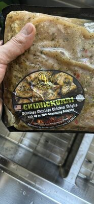 CHIMICHURRI BONELESS SKINLESS CHICKEN THIGHS with up to 20% SEASONING SOLUTION