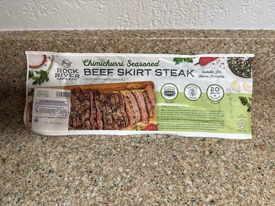 Chimichurri Seasoned Beef Skirt Steak