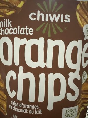 Chiwis Milk Chocolate Orange Chips