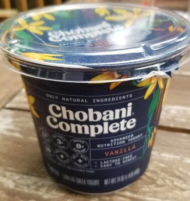 Chobani complete vanilla