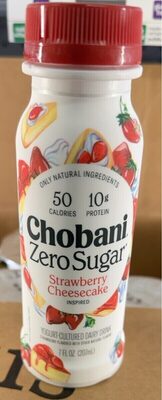 Chobani Zero Sugar Strawberry Cheesecake Shake