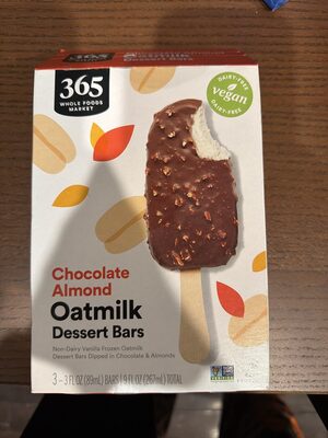 Chocolate Almond Oatmilk Dessert Bars