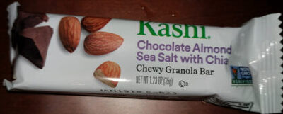 Chocolate Almond Sea Salt with Chia Chewy Granola Bar