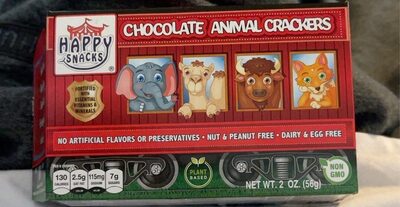 Chocolate animal crackers