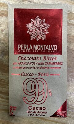 Chocolate Bitter With Cranberries