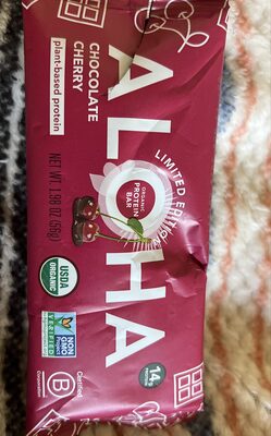 chocolate cherry plant based protein bar organic