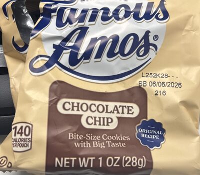 Chocolate chip- bite size coockies