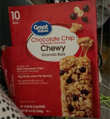 Chocolate Chip Chewy Granola Bar