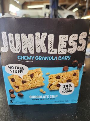 Chocolate chip chewy granola bar