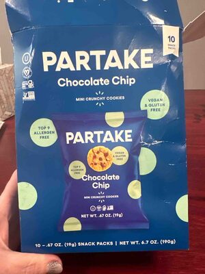 Chocolate Chip Mini Crunchy Cookies