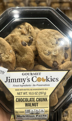 Chocolate Chunk Walnut Cookies