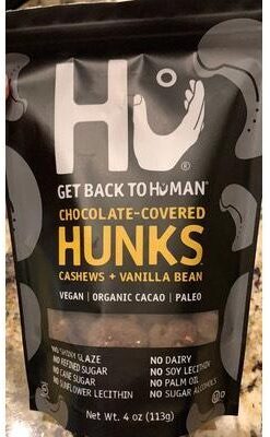 Chocolate Covered Hunks - Cashews + Vanilla Bean