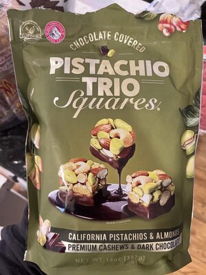 Chocolate Covered Trio Squares