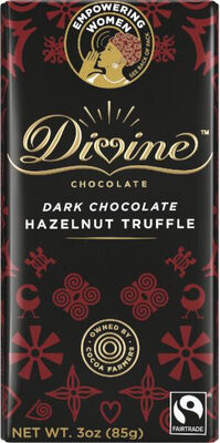 Chocolate dark chocolate hazelnut truffle