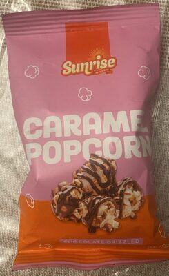 Chocolate Drizzled Caramel Popcorn