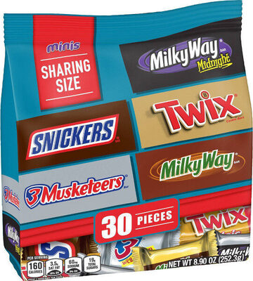 Chocolate favorites snickers