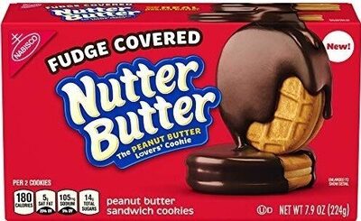 Chocolate fudge peanut butter cookies