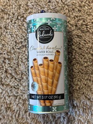 Chocolate Hazelnut Wafer Rolls