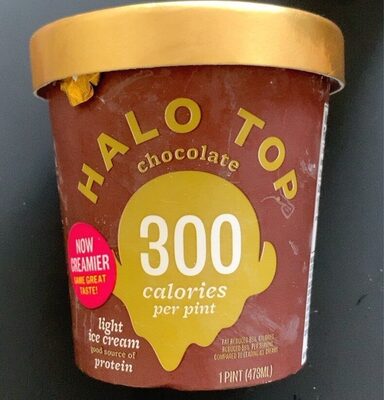 Chocolate light ice cream