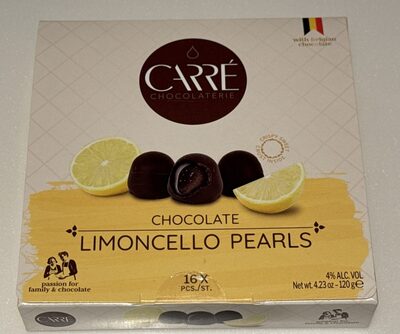 Chocolate Limoncello Pearls
