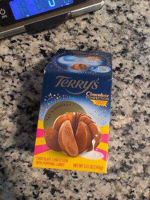 Chocolate Orange With Popping Candy