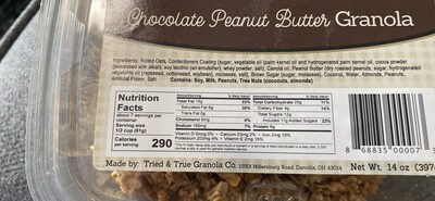 Chocolate Peanut Butter Granola