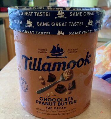 Chocolate peanut butter ice cream