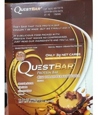 Chocolate peanut butter protein bar, chocolate peanut butter