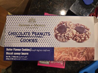 Chocolate Peanuts Cookies