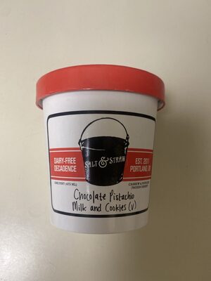 Chocolate Pistachio Milk And Cookies