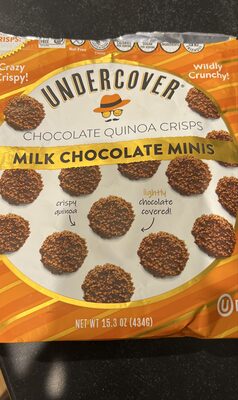 Chocolate Quinoa Crisps Milk Chocolate Minis