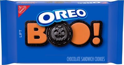 Chocolate sandwich cookies - halloween edition