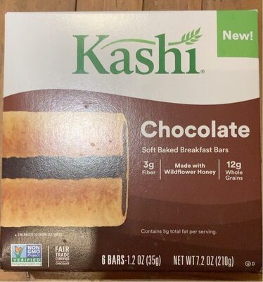 Chocolate Soft Baked Breakfast Bars