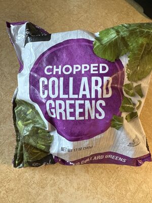 Chopped collard greens