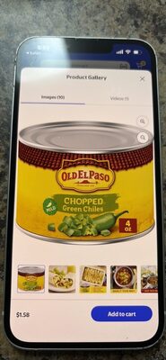 CHOPPED Green Chiles