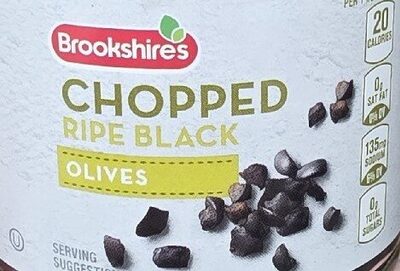 Chopped Ripe Black Olives