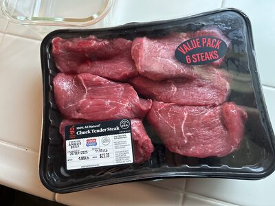 Chuck Tender Steak G&G