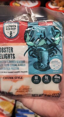 Chunk style imitation lobster meat