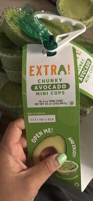 Chunky Avocado Mini Cups