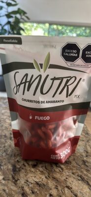 CHURRITOS DE AMARANTO fuego