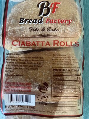 Ciabatta Rolls