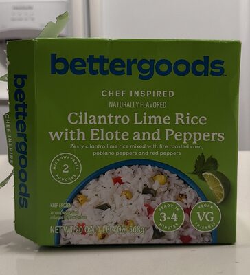 Cilantro Lime Rice with Elote and Peppers