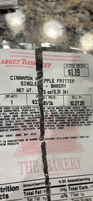 CINNAMON APPLE FRITTER