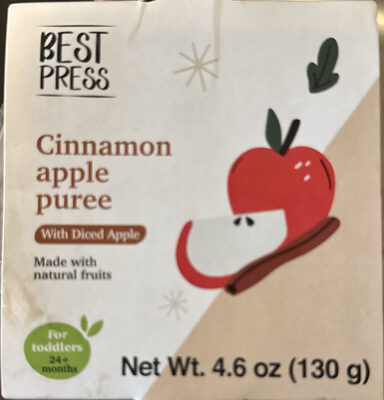 Cinnamon apple puree