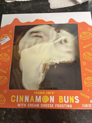 Cinnamon Buns with Cream Cheese Frosting