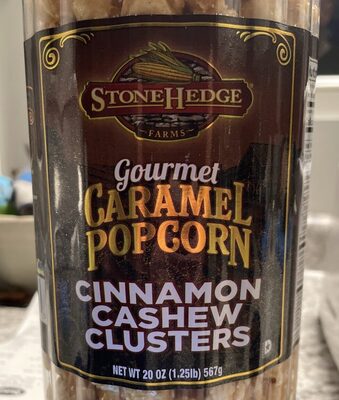 Cinnamon Cashew Clusters Caramel Corn