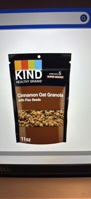 Cinnamon Oat Granola with Flax Seeds