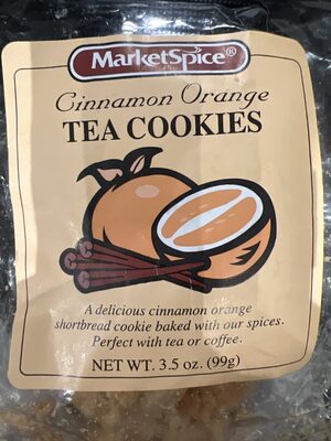 Cinnamon Orange Tea Cookies