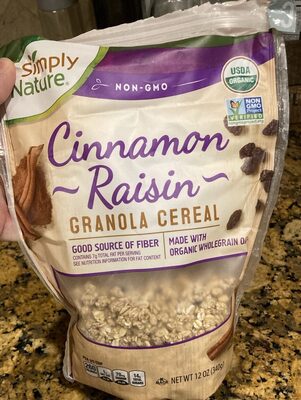 Cinnamon Raisin Granola Cereal